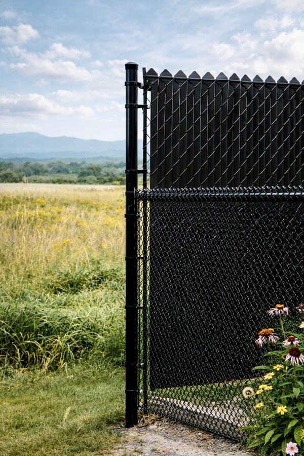 Clôture en mailles